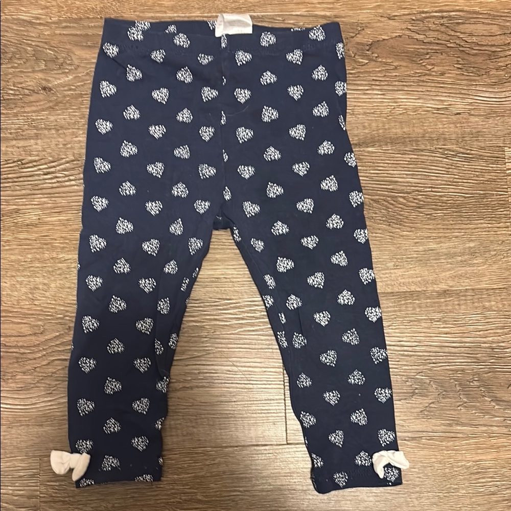 girls heart leggings